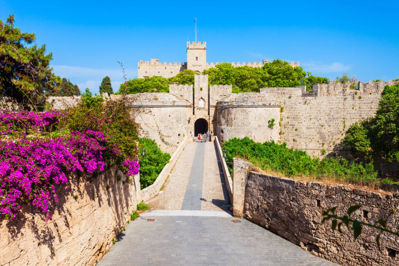 Rhodos Altstadt auf der Insel Rhodos, Griechenland